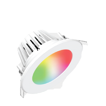 Bộ đèn LED Downlight thông minh Điện Quang Apollo ĐQ SLRD04 07727 115 BR01 (7W, warmwhite, 4.5 inch, kết nối Bluetooth, điều khiển sắc màu RGB)