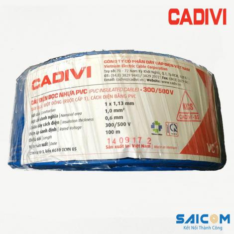 Dây Điện Đơn Cứng Bọc Nhựa PVC Cadivi - VC 600V